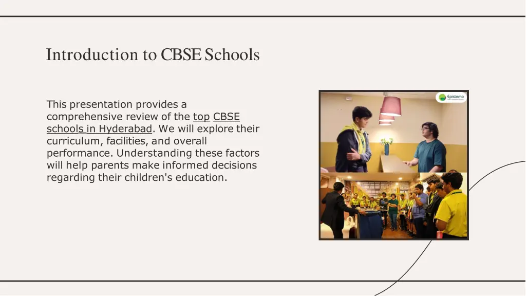 introduction to cbse schools