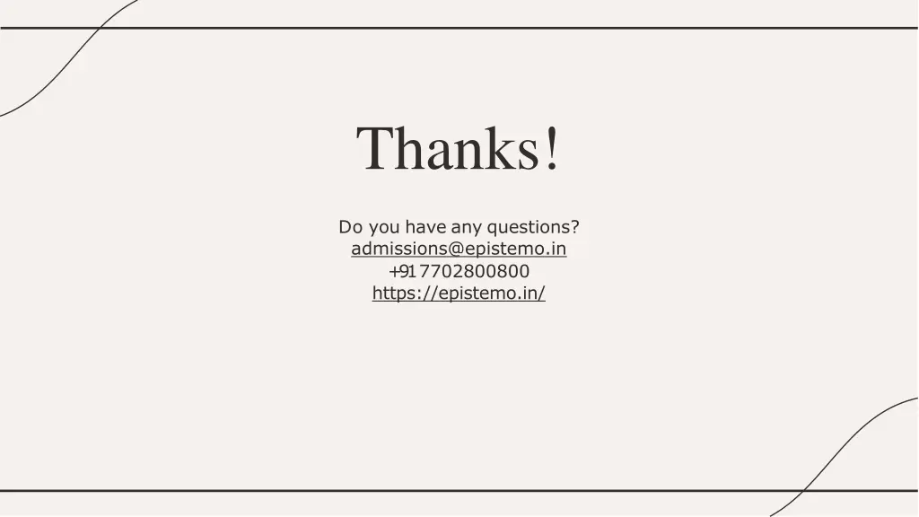 thanks