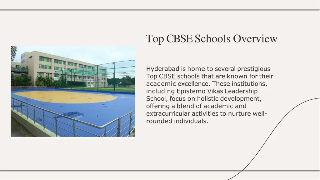 top cbse schools overview