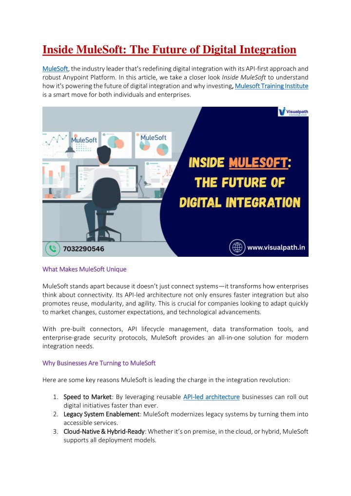 inside mulesoft the future of digital integration