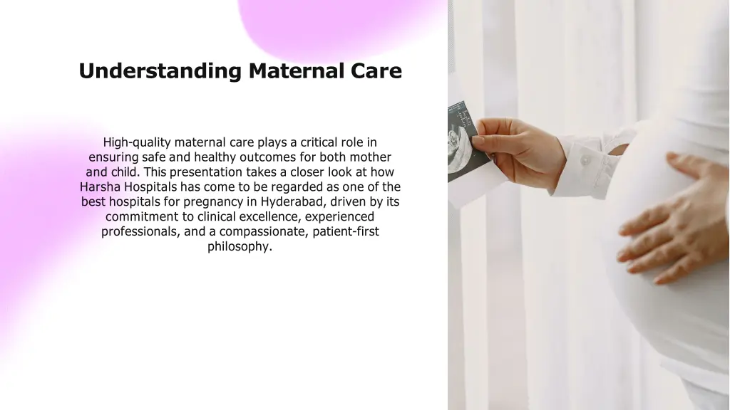 understanding maternal care