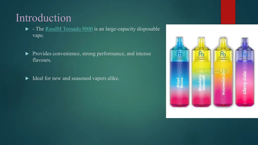 introduction the randm tornado 9000 is an large
