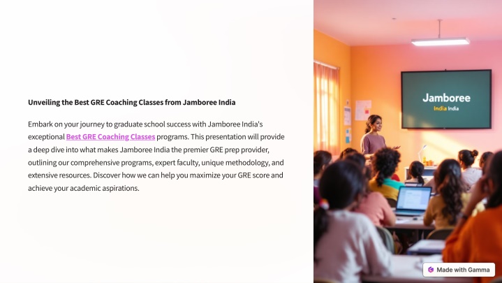 unveiling the best gre coaching classes from