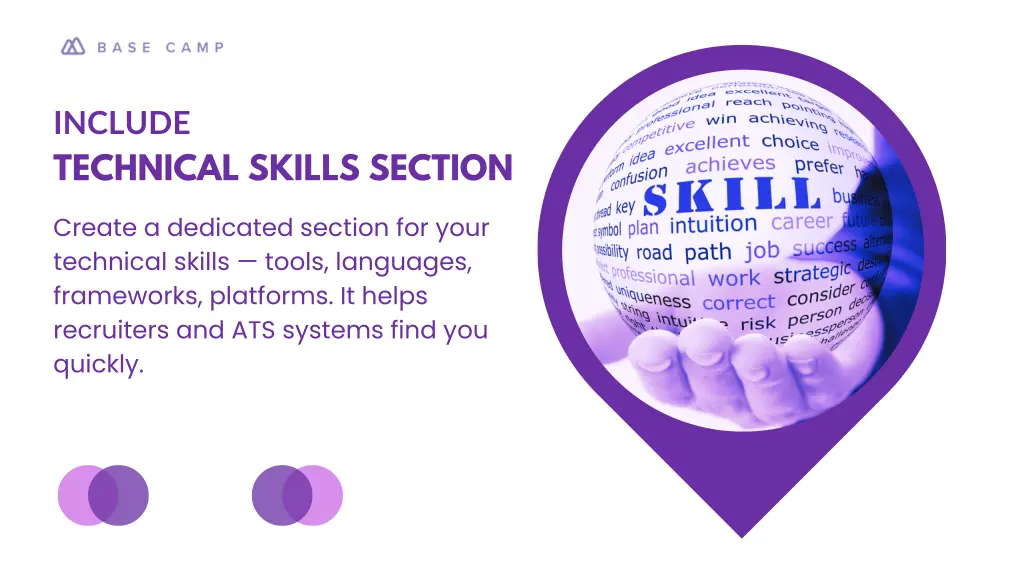 include technical skills section