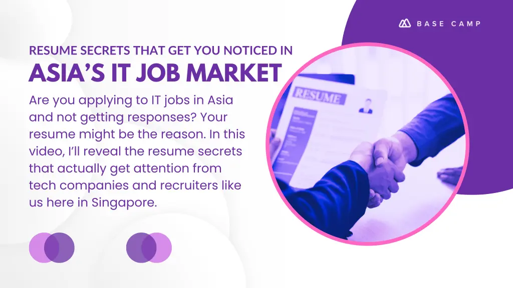 resume secrets that get you noticed in asia