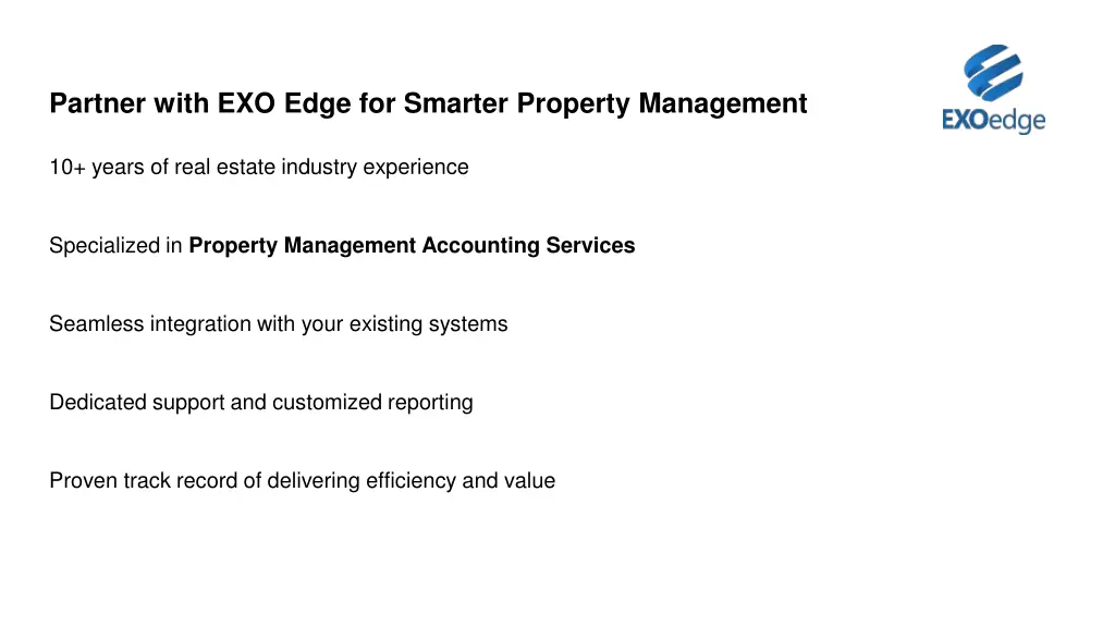 partner with exo edge for smarter property