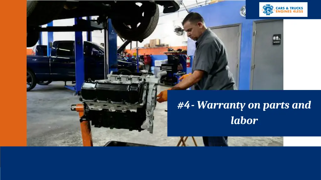 4 warranty on parts and labor