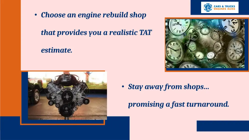choose an engine rebuild shop