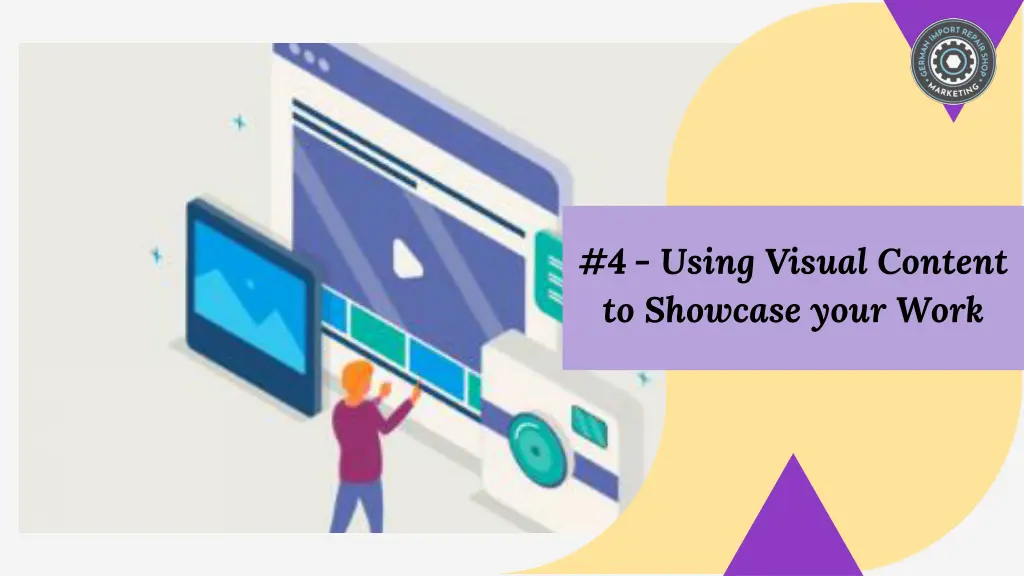 4 using visual content to showcase your work