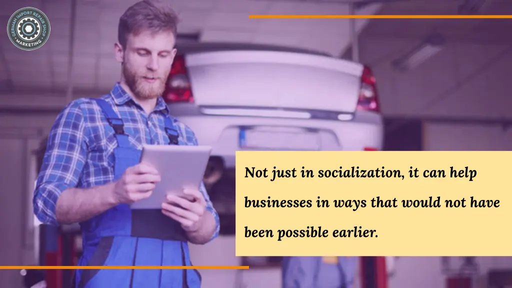 not just in socialization it can help