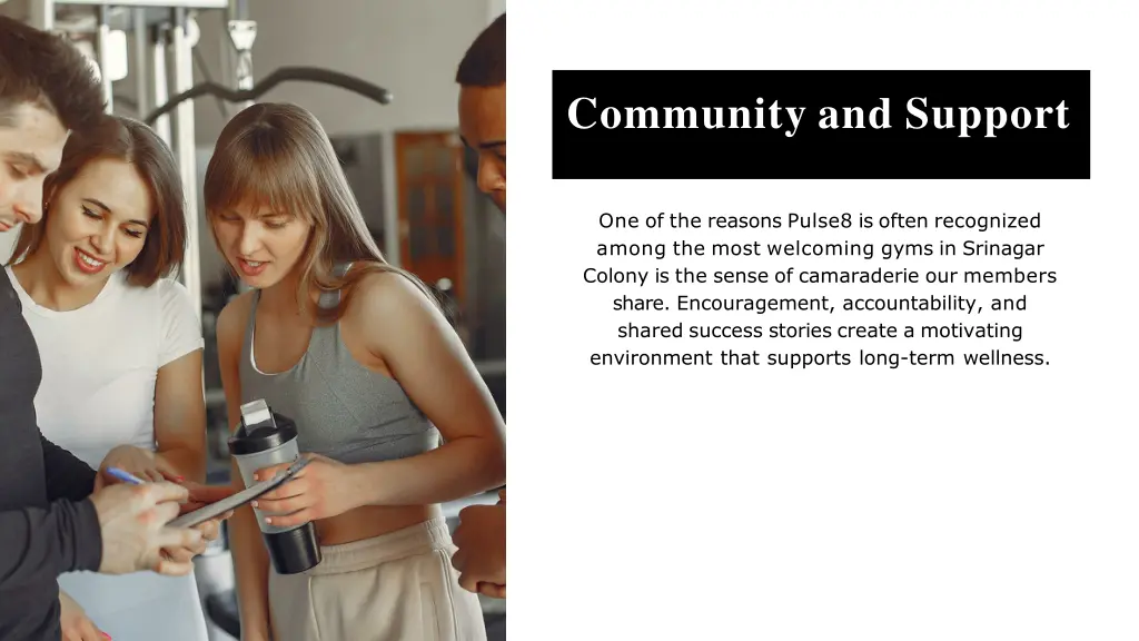 community and support