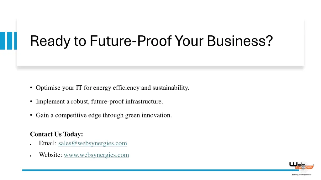 ready to future proof your business