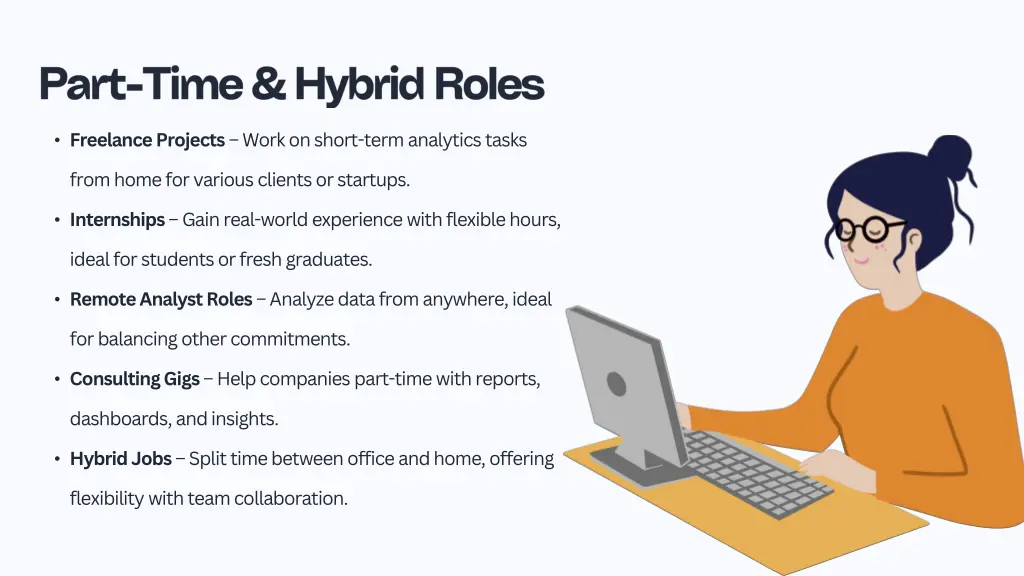 freelance projects work on short term analytics