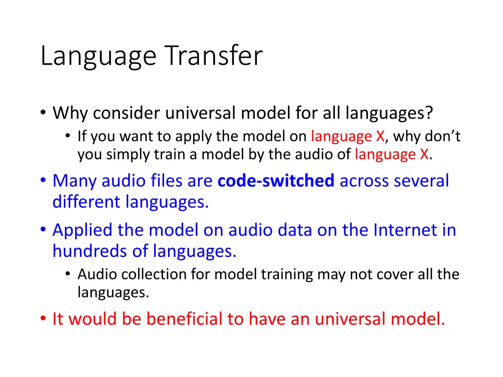 language transfer