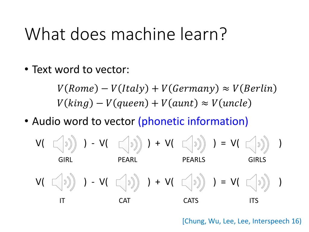 what does machine learn