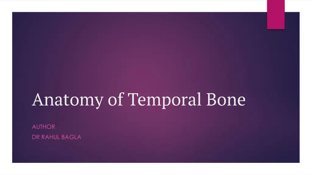 anatomy of temporal bone