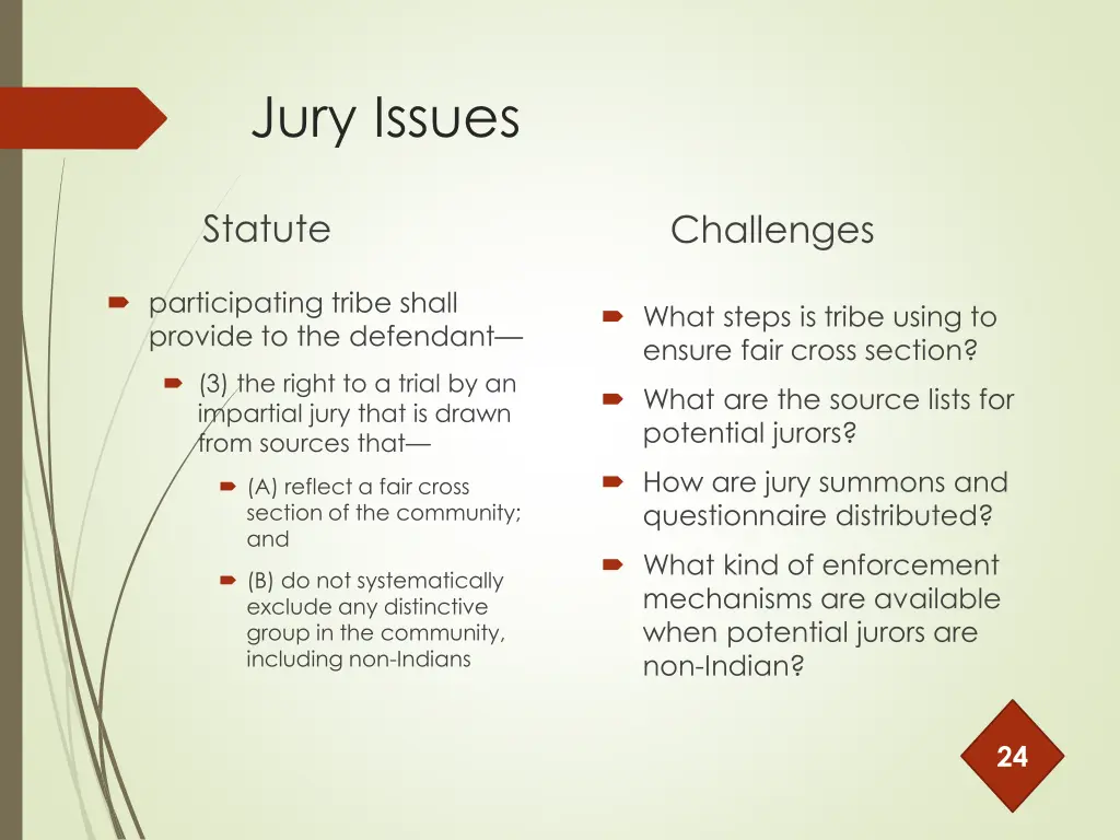 jury issues