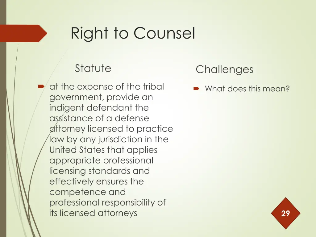 right to counsel 1