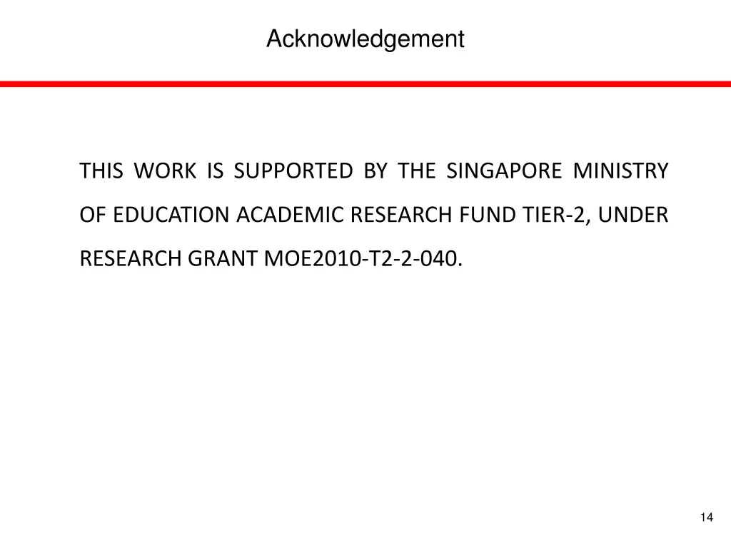 acknowledgement