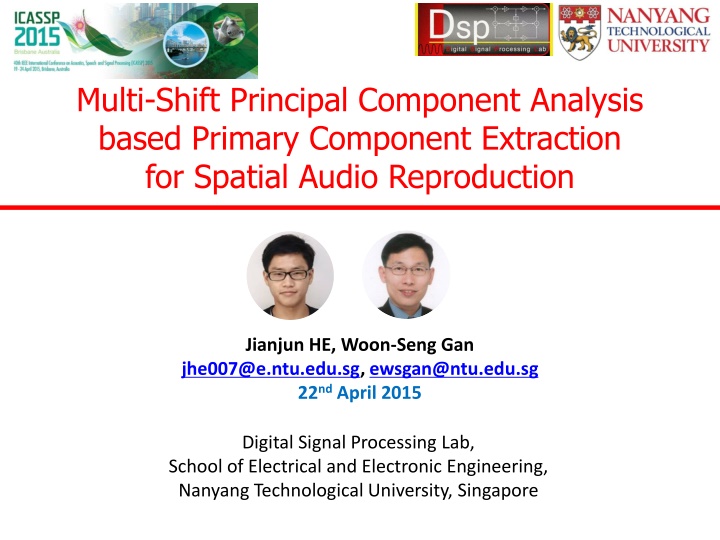 multi shift principal component analysis based