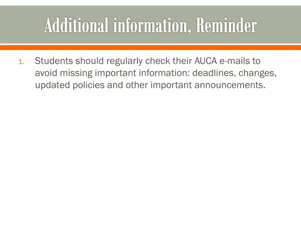 additional information reminder 1