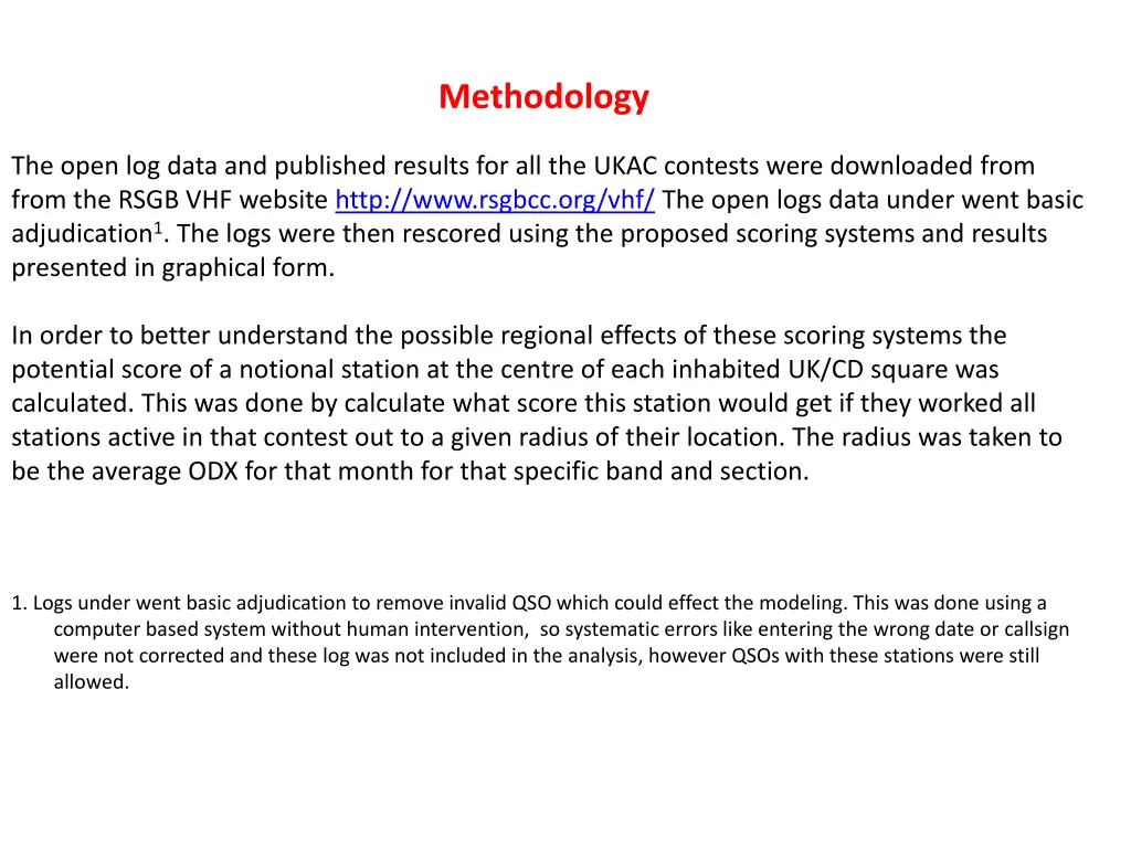 methodology