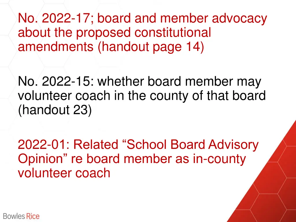 no 2022 17 board and member advocacy about