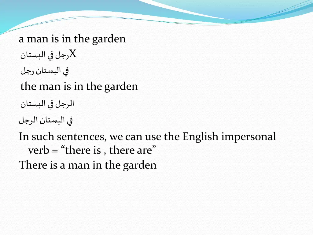 a man is in the garden x the man is in the garden