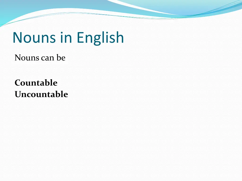nouns in english