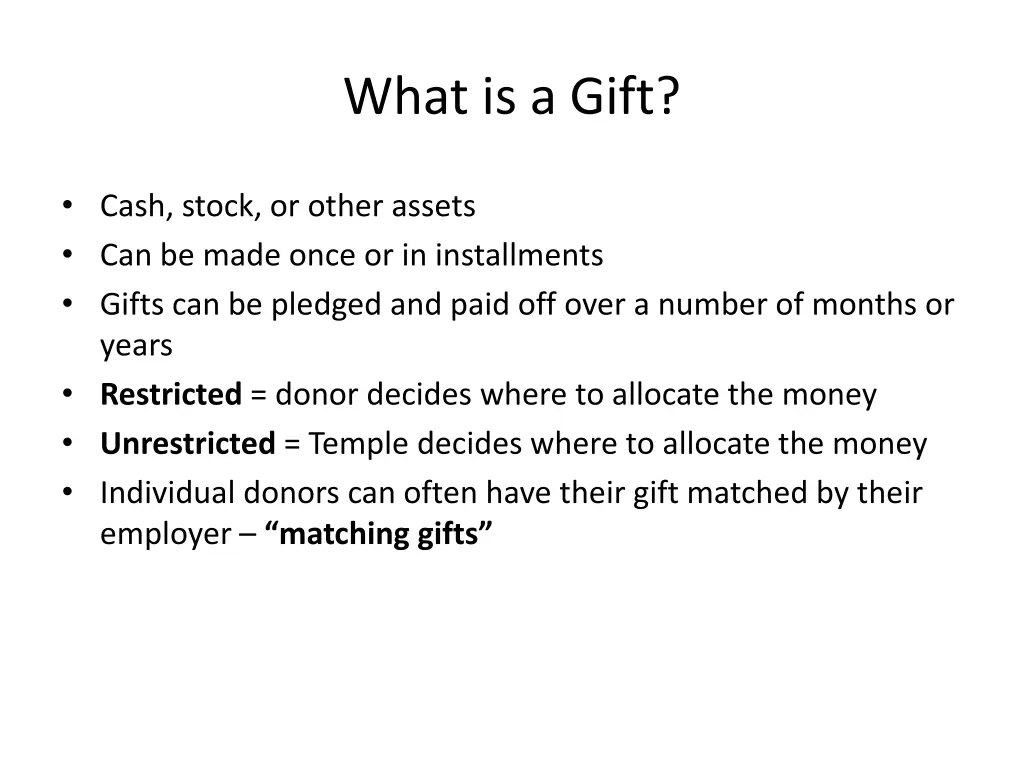 what is a gift
