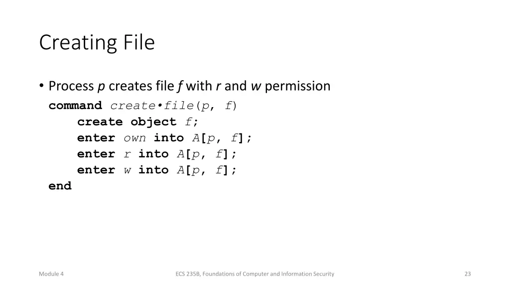 creating file