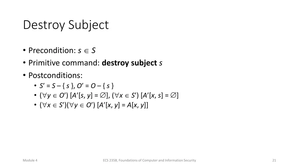 destroy subject