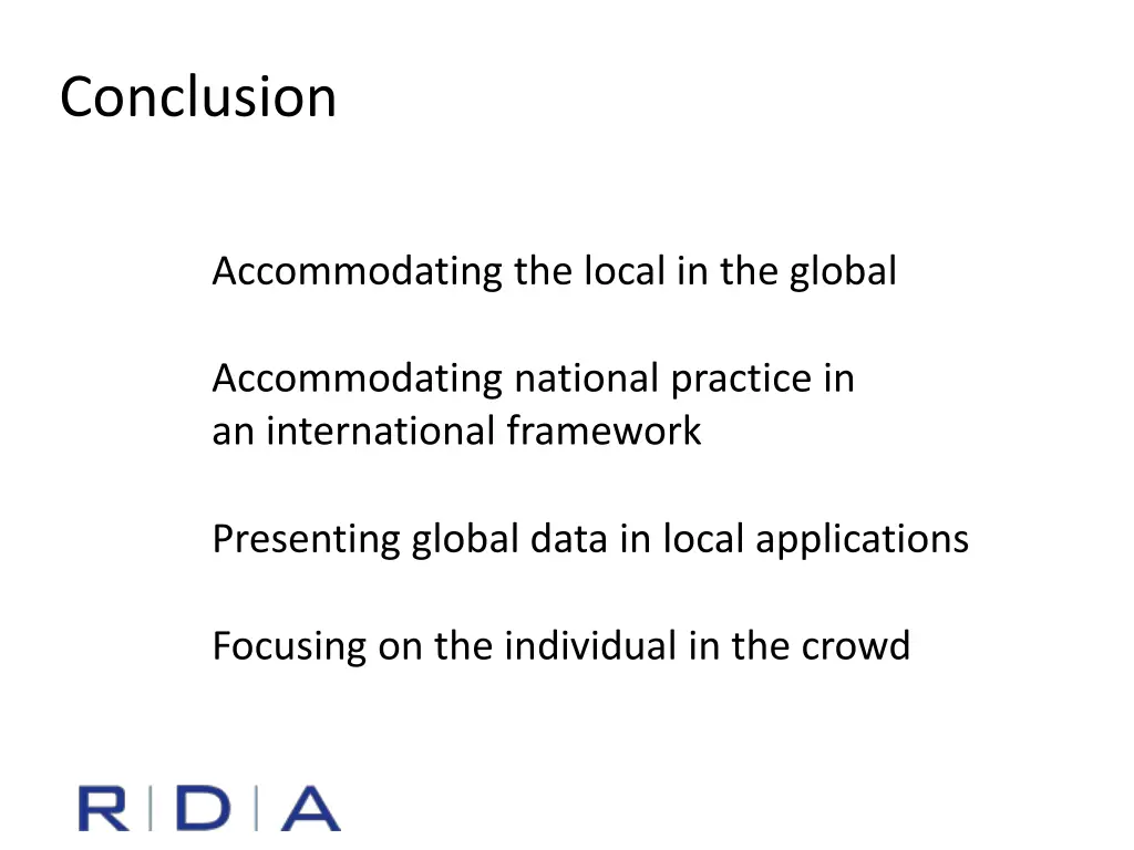 conclusion