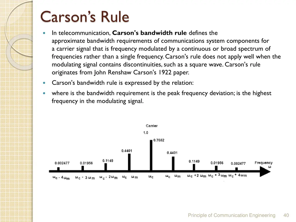 carson s rule