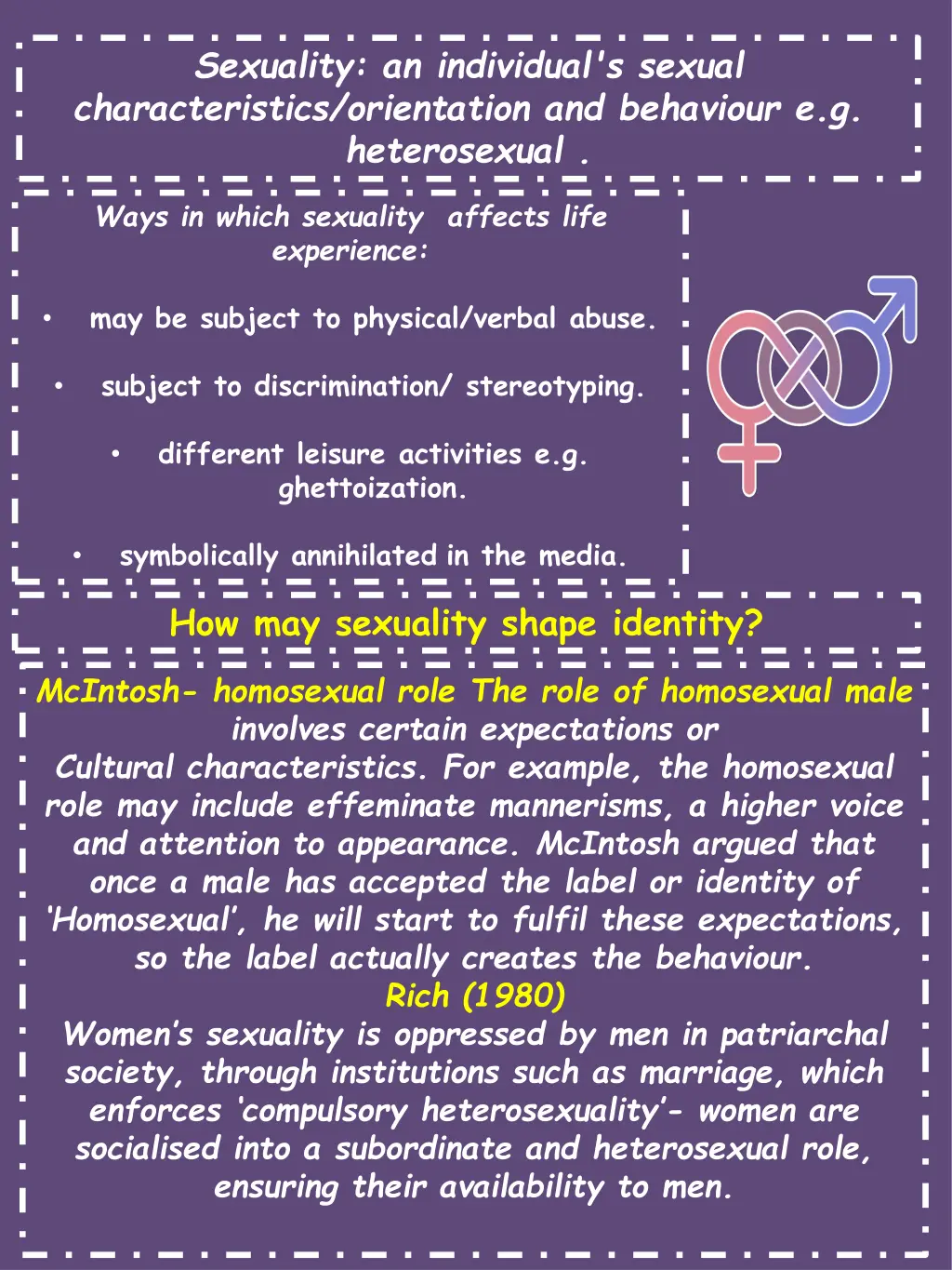 sexuality an individual s sexual characteristics