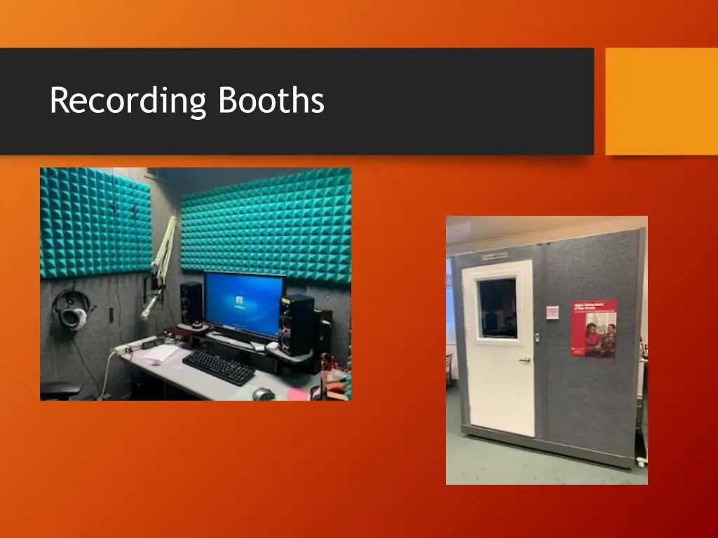 recording booths