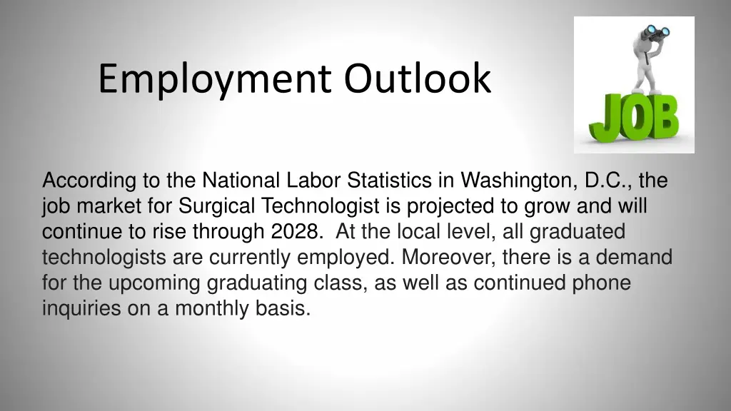 employment outlook