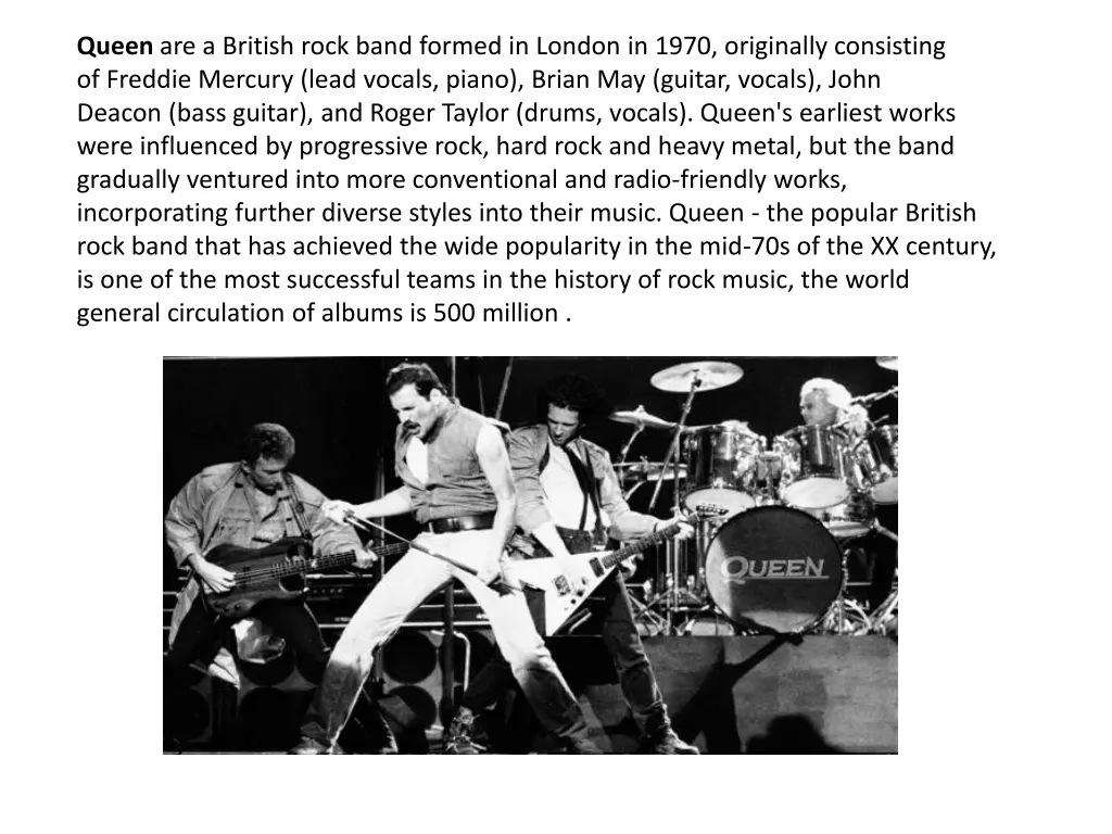 queen are a british rock band formed in london