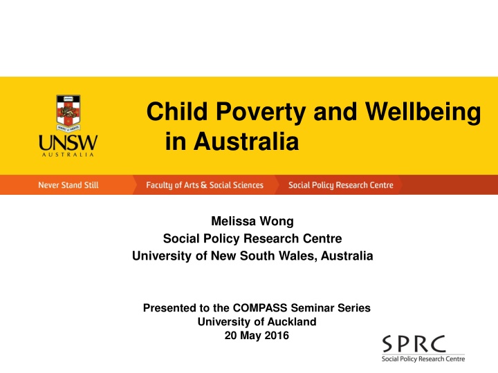 child poverty and wellbeing in australia