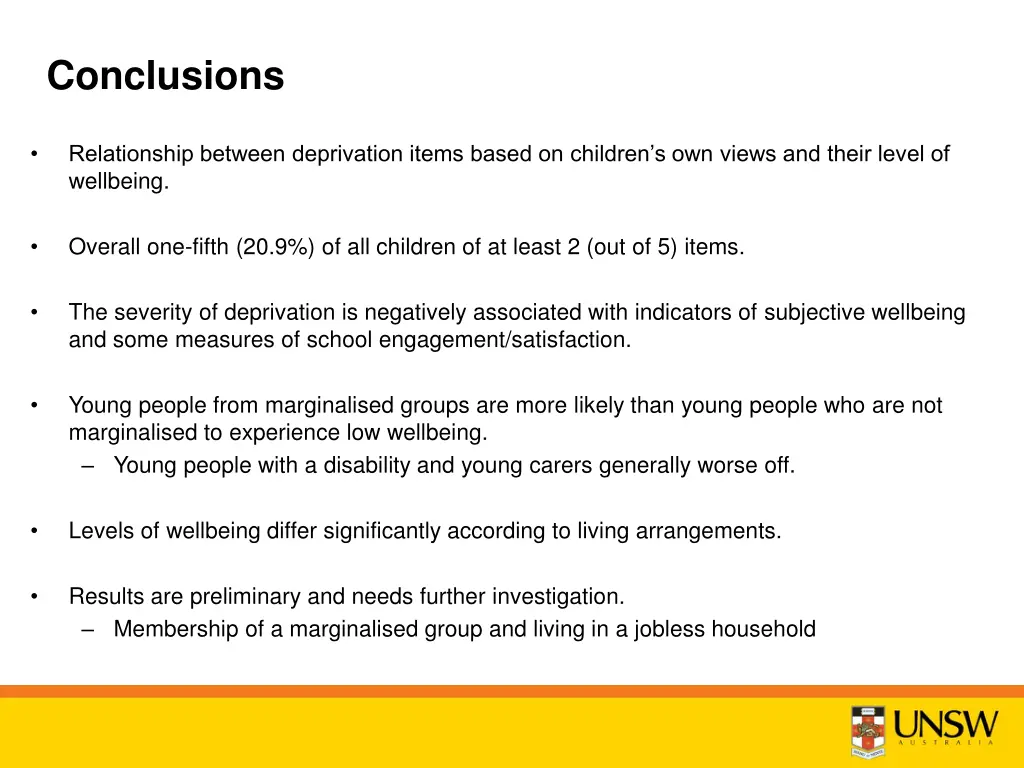 conclusions