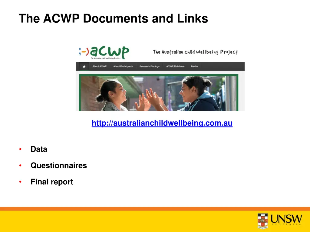 the acwp documents and links