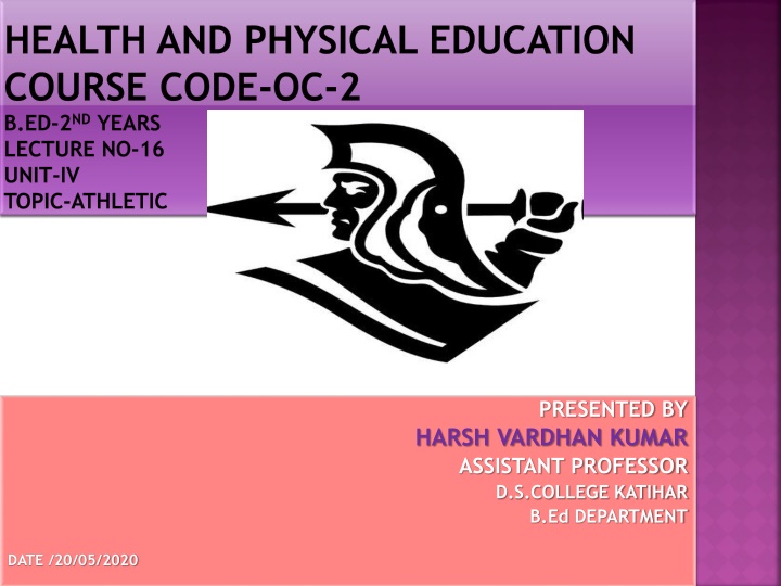 health and physical education course code
