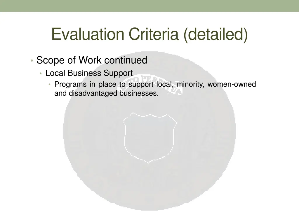 evaluation criteria detailed 4