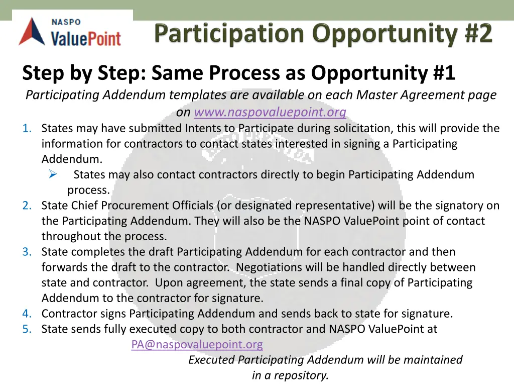 step by step same process as opportunity