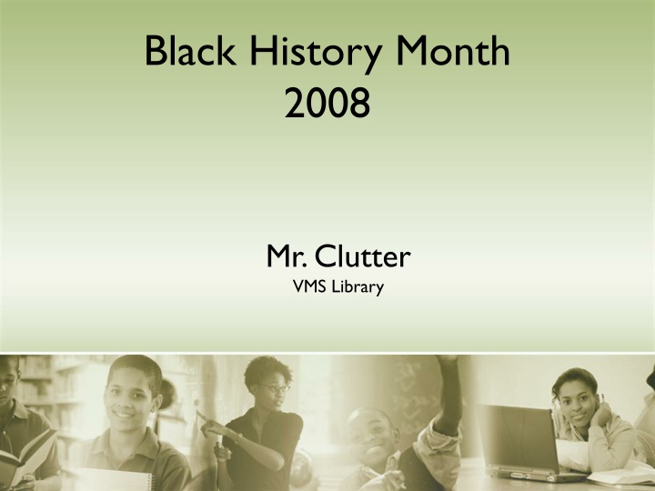 black history month 2008