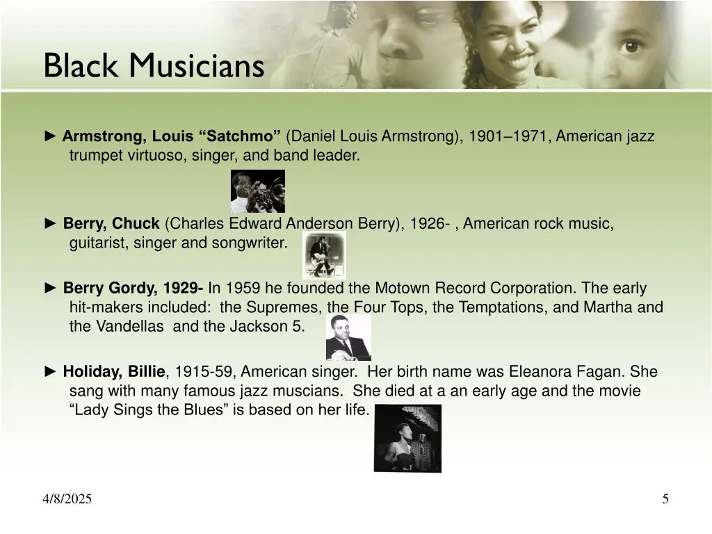 black musicians