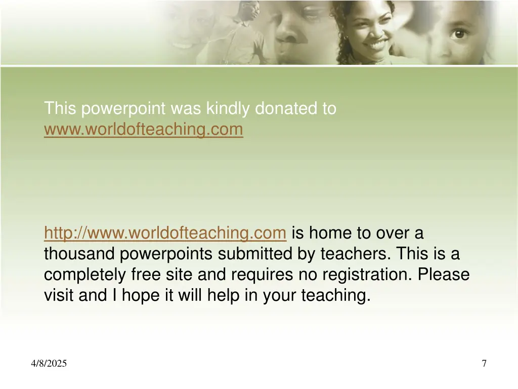 this powerpoint was kindly donated