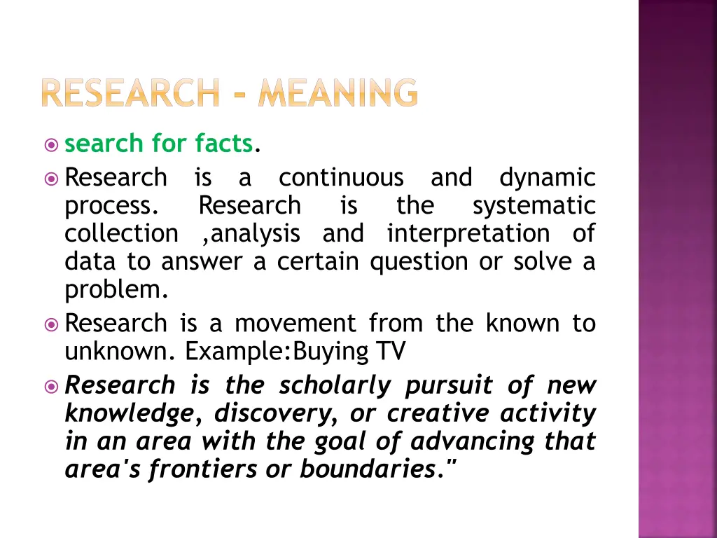 research meaning