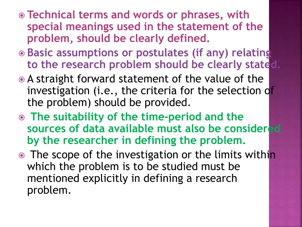 technical terms and words or phrases with special
