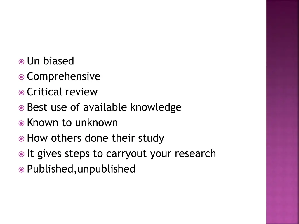 un biased comprehensive critical review best